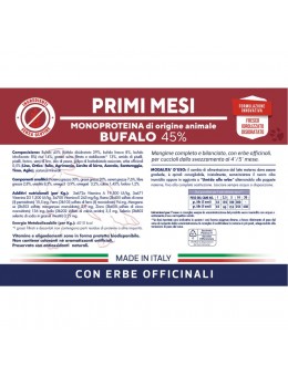 Primi mesi Bufalo 12,5Kg