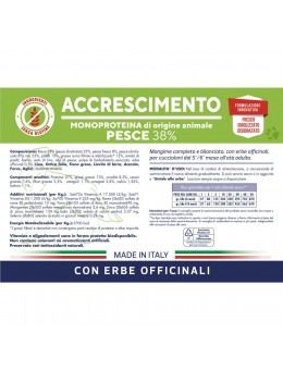 Accrescimento Pesce 3Kg