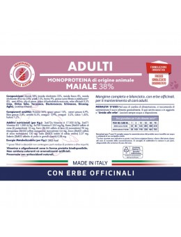 Adulti Maiale 12,5kg