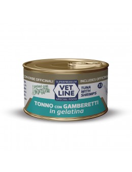 TONNO CON GAMBERETTI  IN GELATINA  (24 Pezzi x 70gr)