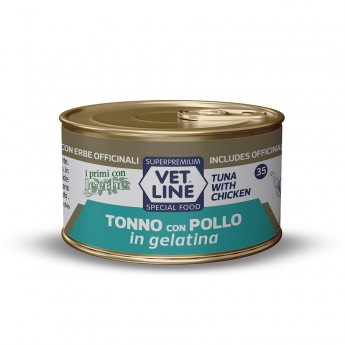 TONNO CON POLLO  IN GELATINA  (24 Pezzi x 70gr)