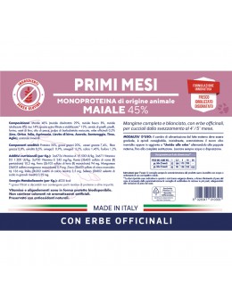 Primi mesi Maiale 3kg